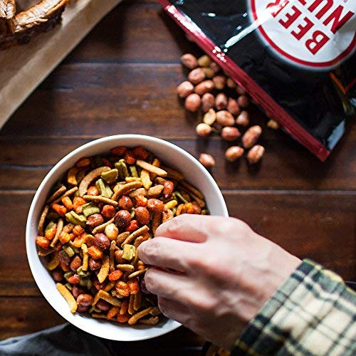 image for BEER NUTS Cantina Mix - 12-Count 3.25oz Single Serve Bags, Original Pe