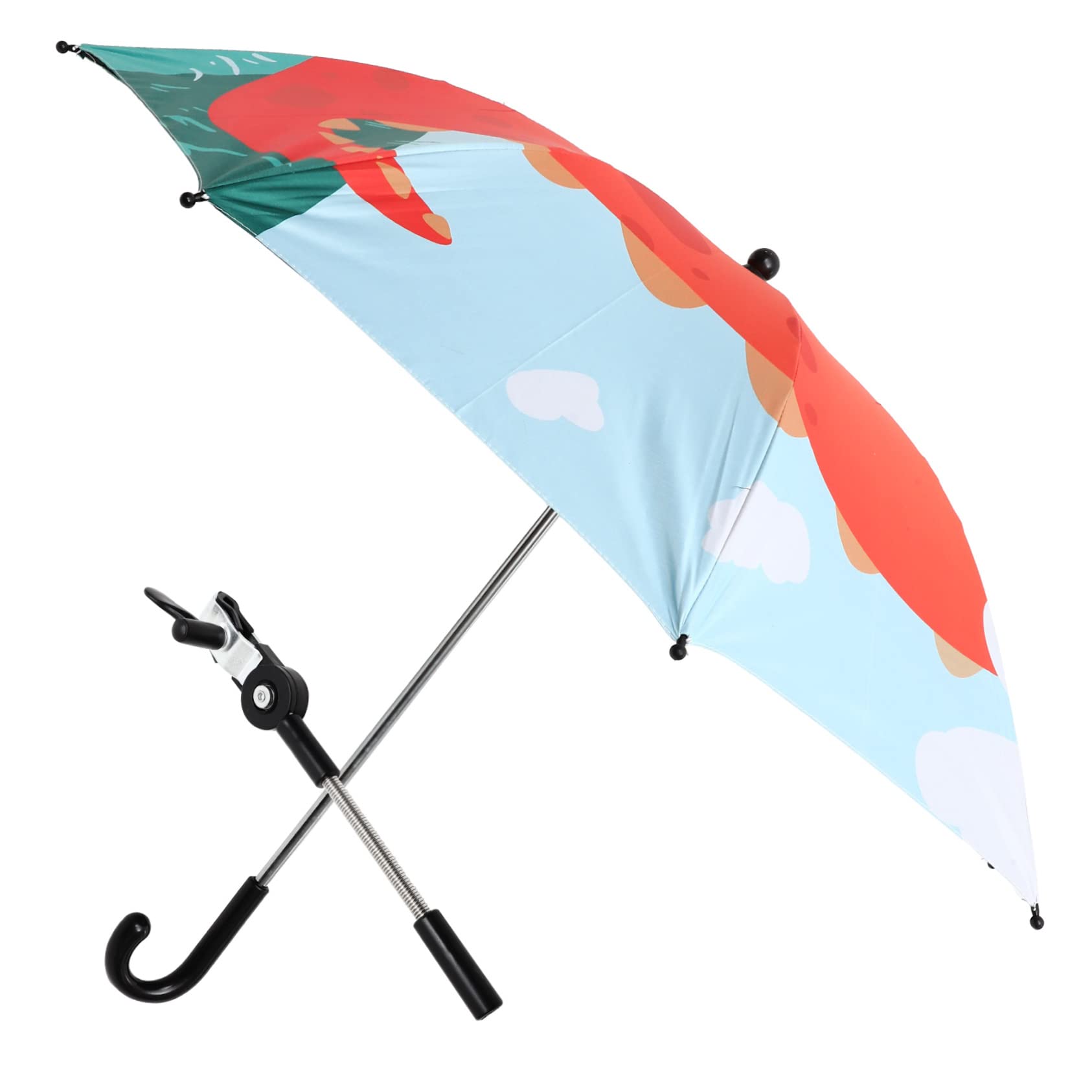 1 juego Sombrilla para Cochecito de Parasol UV Ligero y Resistente al Agua Protección Solar para Paseos