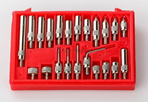 Dial Indicator Kit with Magnetic Base & 22 pc.Pointer for setting Table Saw blades, Shaper Cutters and other Woodworking Tooling
