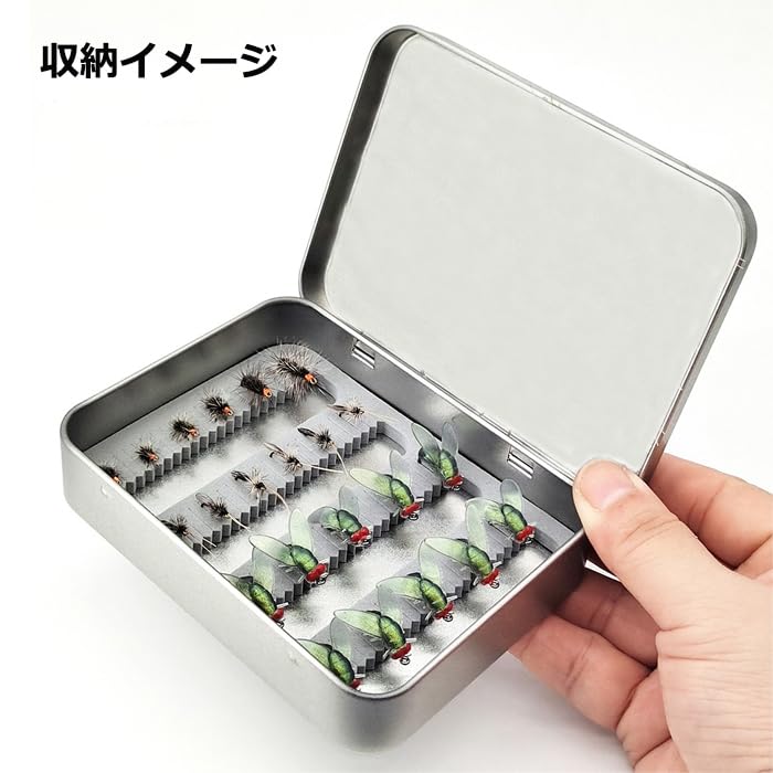 Amazon.co.jp: フライケース 毛バリケース フライボックス 毛