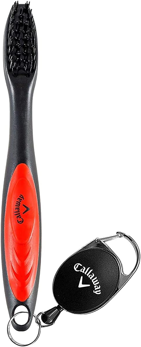 Unisex Callaway Club Groove Cleaning Brush Black, Black, One Size UK