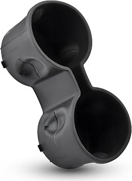 Center Console Rubber Cup Holder Insert Compatible with Suburban Tahoe and Yukon XL 5.3L 6.2L V8 Replace 22946576