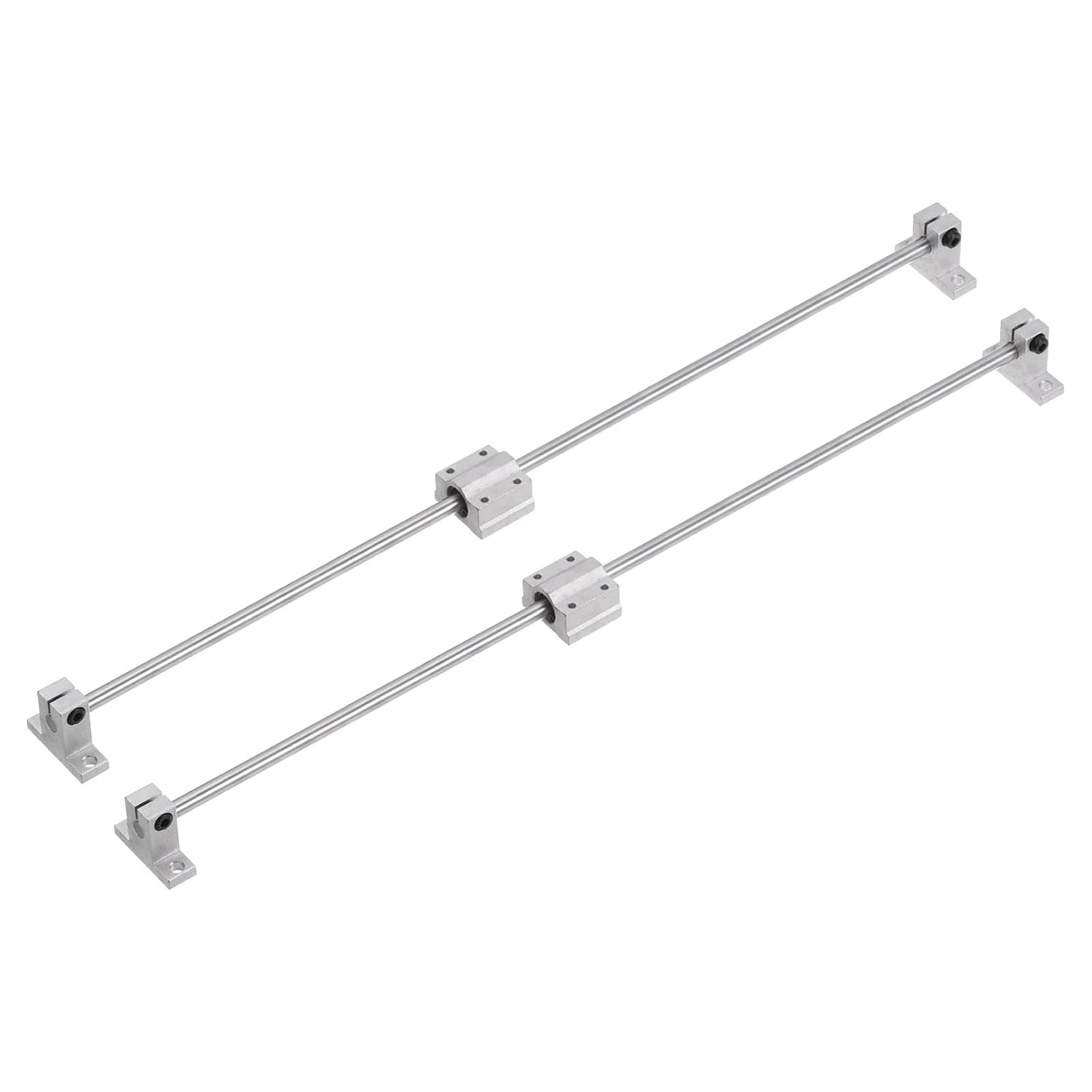 uxcell Linear Motion Rod Shaft Guide Set 2pcs 8mm x 500mm Linear Motion