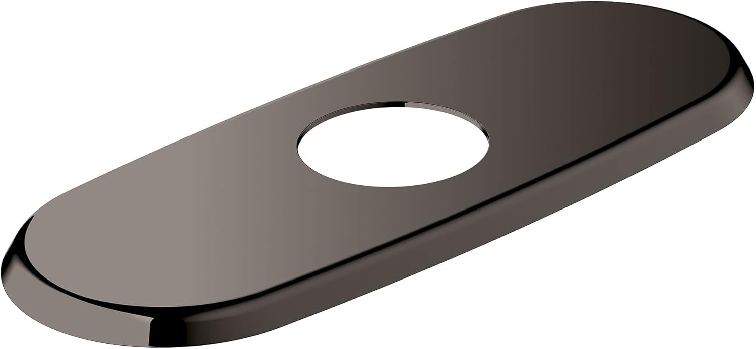 Grohe 6-Inch Escutcheon, Hard Graphite