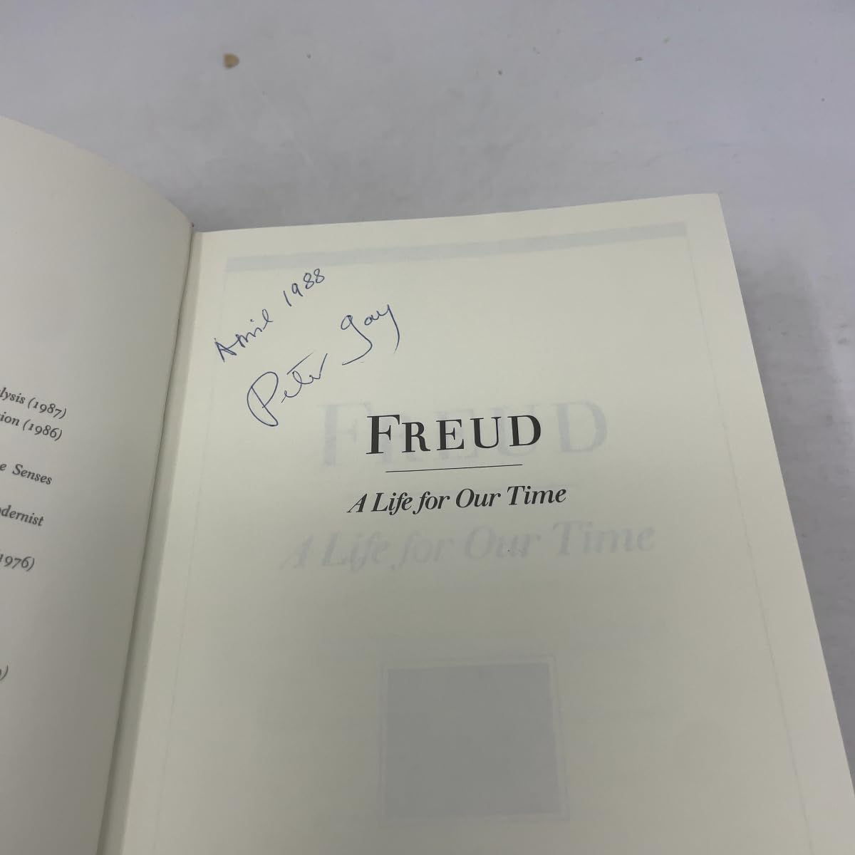 Freud: A Life for Our Time