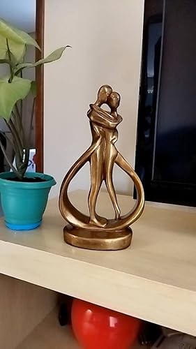 DECORAÇÃO DE LUXO - Casal Apaixonado em Cobre PREMIUM M - Feita no Brasil