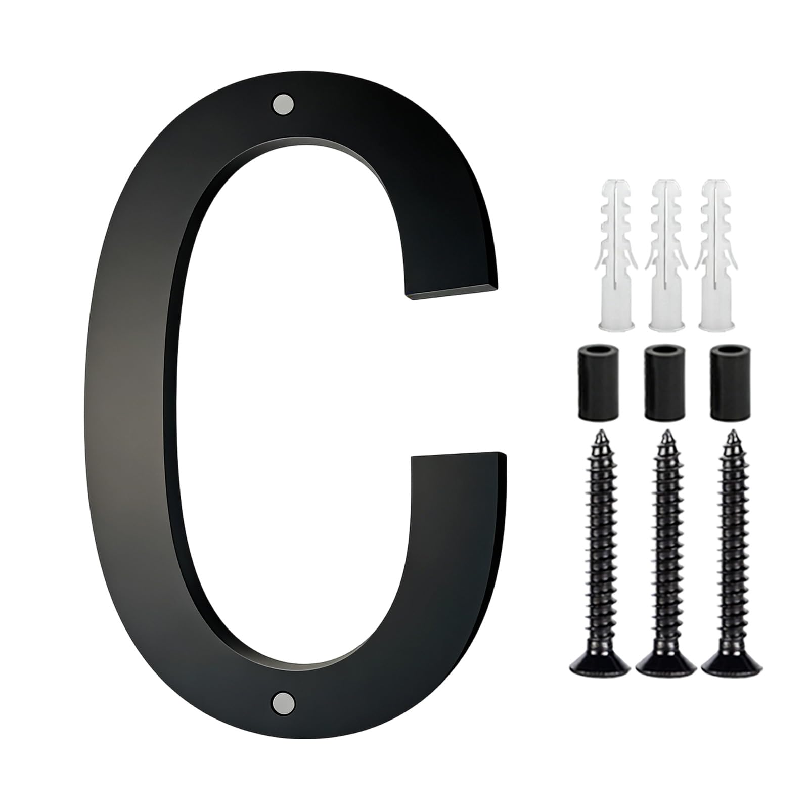 Modern Door Plate Numbers Address Sign Acrylic Floating House Plate Sign for Home Mailbox Hotel Address Acrylic Floating House for Outside