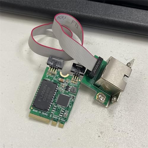 Adaptador Ethernet M.2 A+E de 2.5G, tarjeta de red de 2.5G/1G/100M con controlador RTL8125B miniatura 4