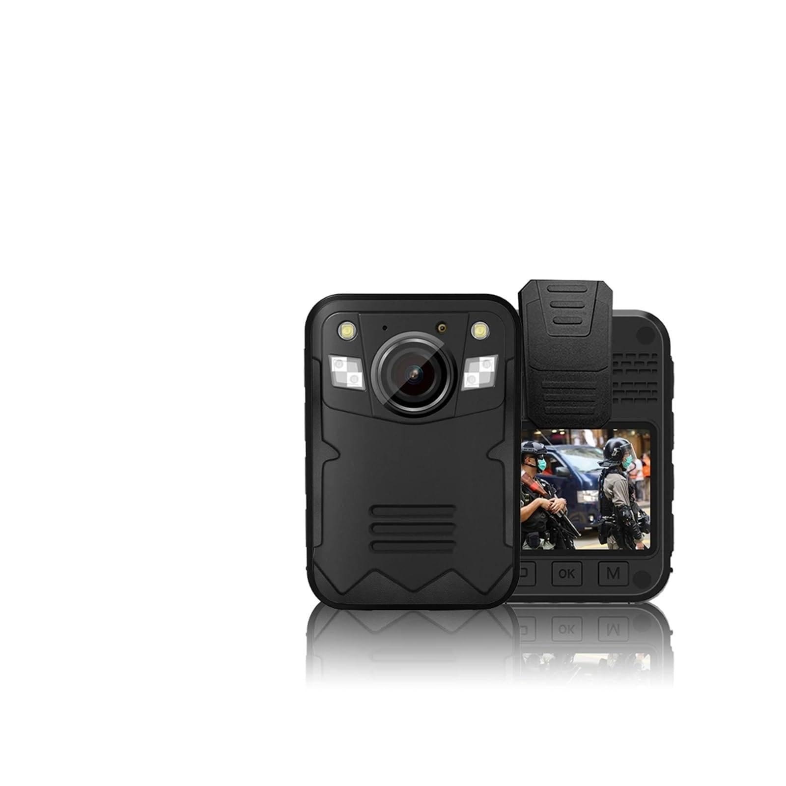JVDDI Body Camera YSW-Q5 1440P HD Infrared Digital Bodycam Surveillance Security Video Recorder Mini Monitor Wireless Body Camera for Outdoor Recording(32GB)
