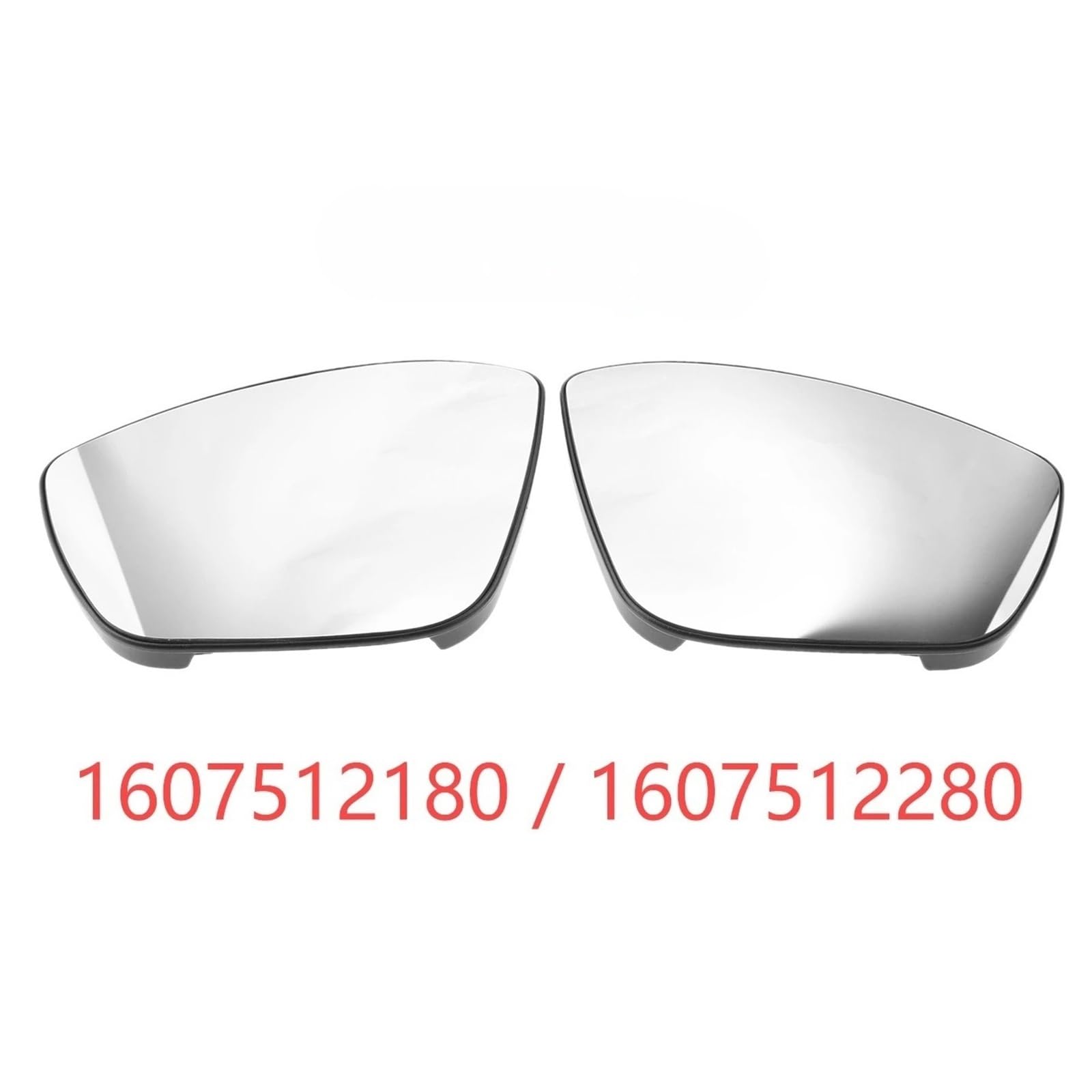 Verre Rétroviseur Latéral Avec Lentille Chauffant Pour Peugeot 208 301 308 2008 Pour Citroen C3 MK3 Pour Vauxhall Pour Corsa F DS3 Glace Rétroviseur Grand Angle(Pair)