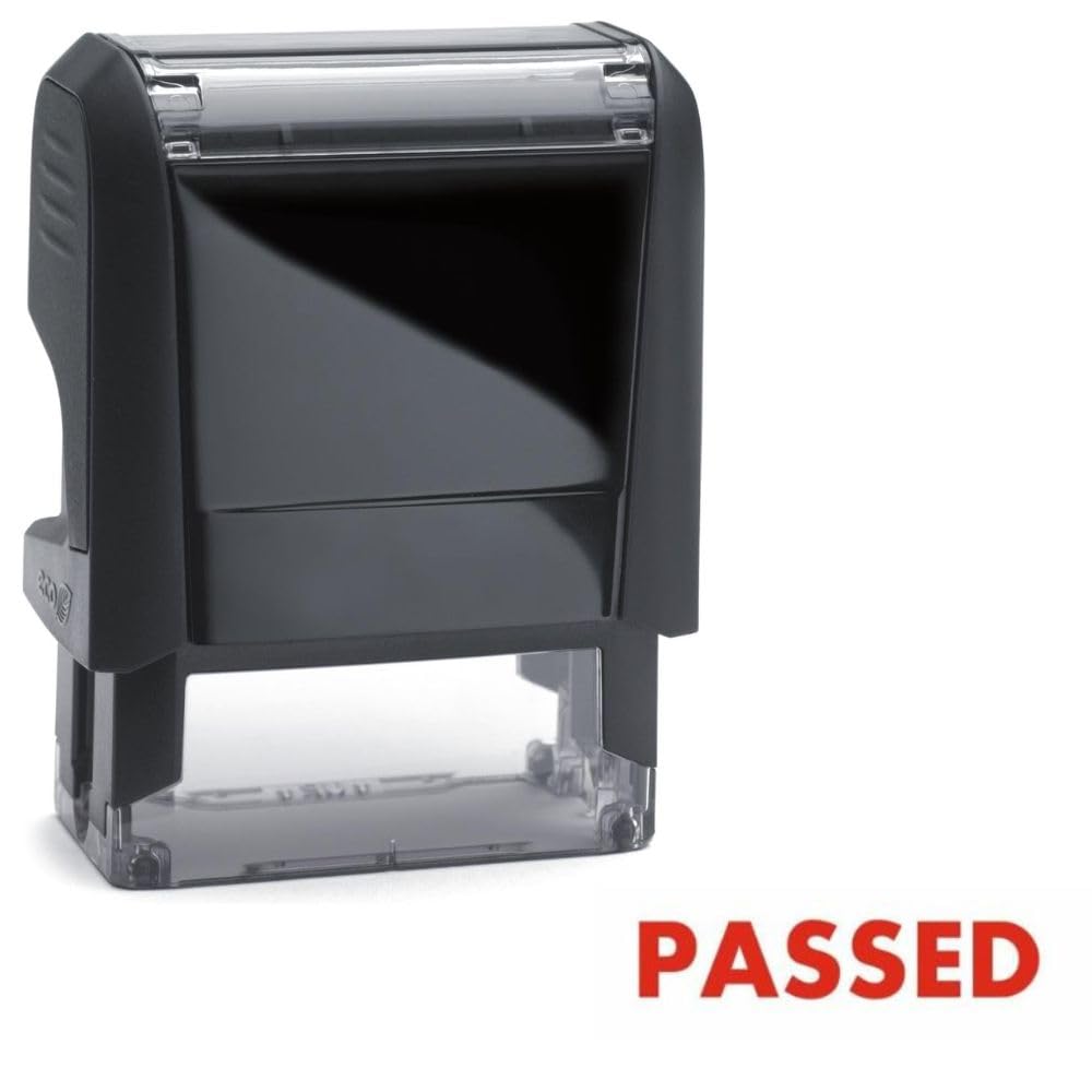 Passed Stamp – Self Inking Red Ink Stamper – 24 x 7mm
