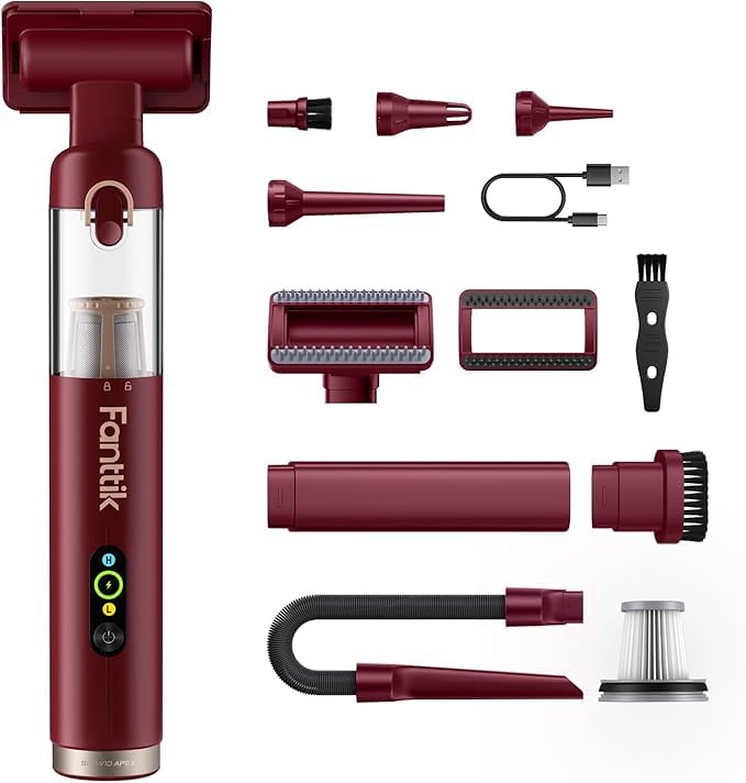 Amazon.com - Fanttik Slim V10 APEX Cordless Car Vacuum, 4-in-1