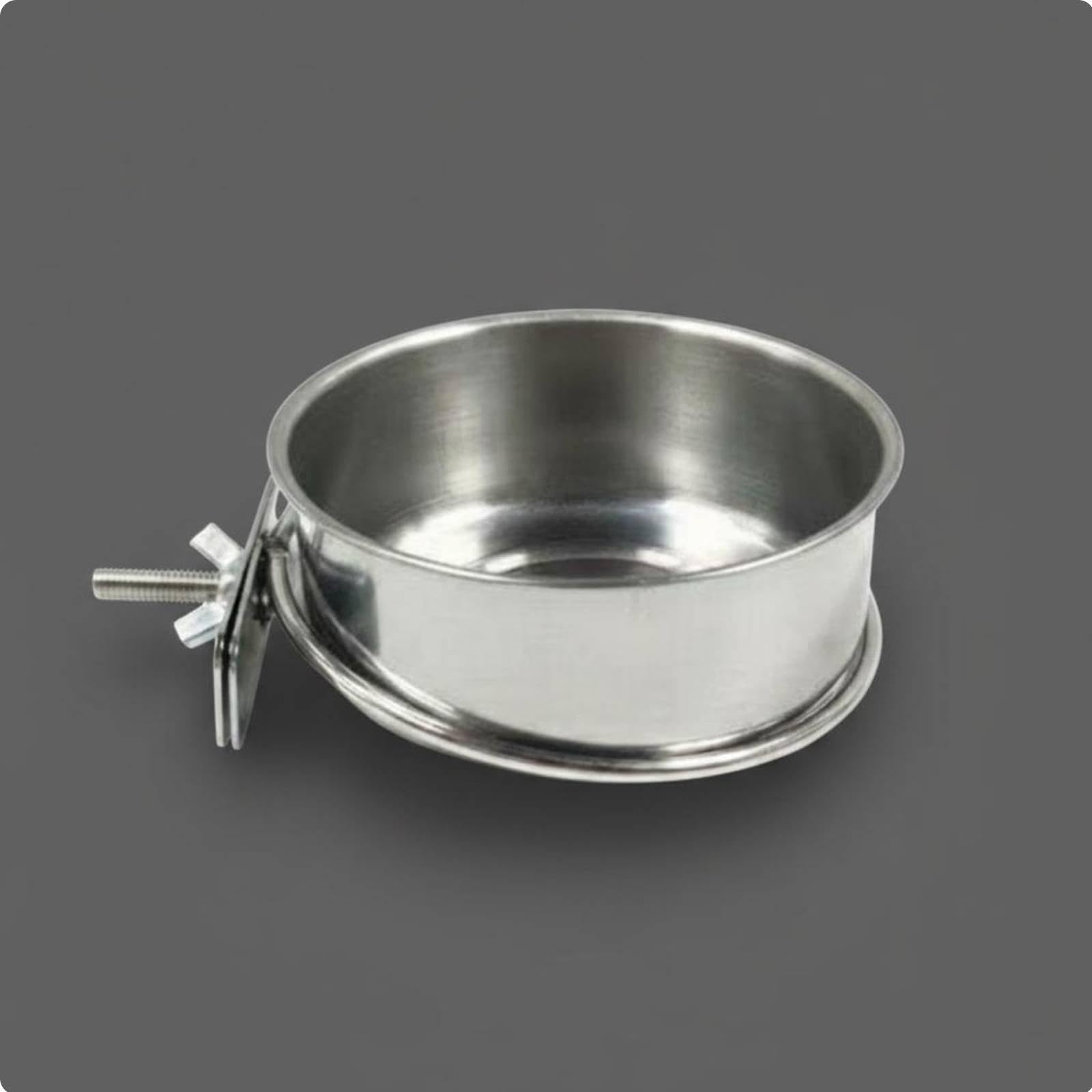 Juego de 3 Comederos para Loros de Acero Inoxidable Reforzado, de, para Loros Y Aves, 5 Piezas