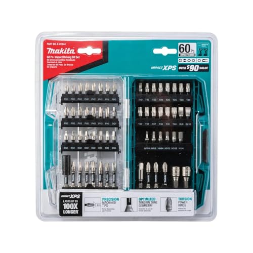 Makita XPS 60-Piece Impact Bit Set