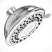 PurpleDrip Shower Head, Provides 3 Settings of High Pressure 2.5 GPM! Premium chrome finish, Adjustable Brass Ball Joint for a Luxury Showerhead Experience!
