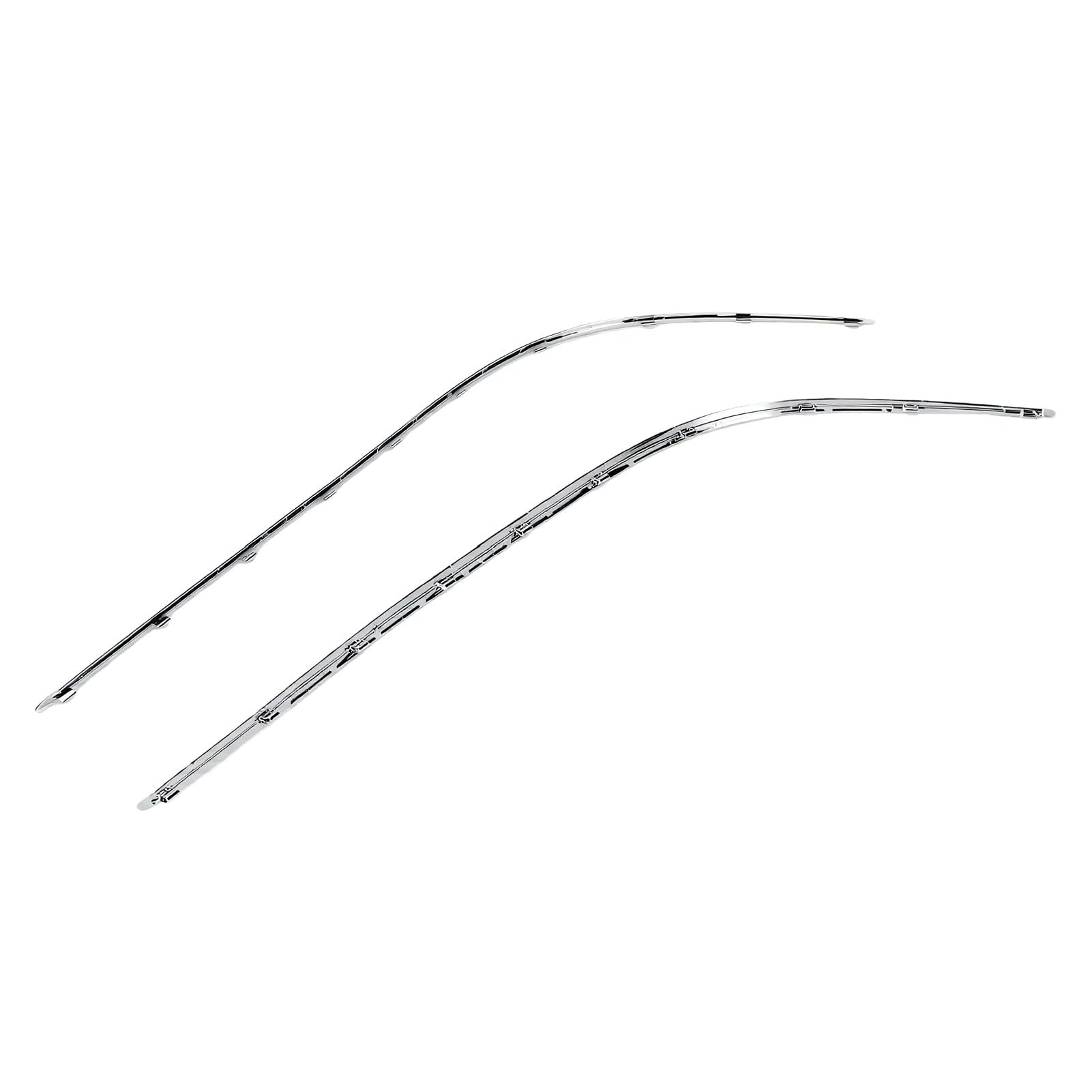 Modanatura Rivestimento Paraurti Anteriore per Restauratore Estetico Auto Classe CLK 2003-2006 2 Pezzi