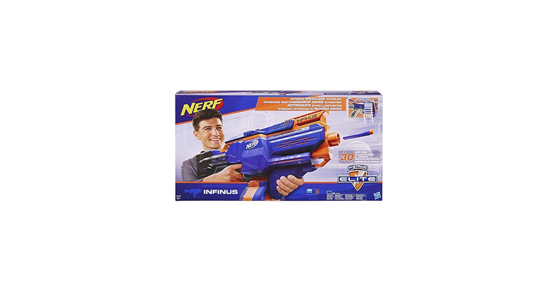 トイガン NERF INFINUS NERF N-Strike Elite Infinus with Speed-Load Technology and