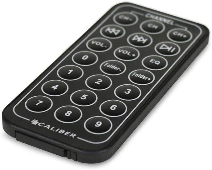 Caliber PMT302 FM Transmitter remote control