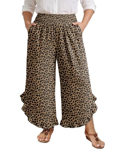 Plus Size Wide Leg Pants