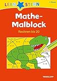 L x B x H: 28x20x0,5 cm LERNSTERN Mathe-Malblock 1. Klasse. Rechnen bis 20