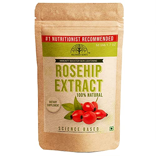 Rosehip extract powder skin brightening supplement 5% vitamin c 50gm