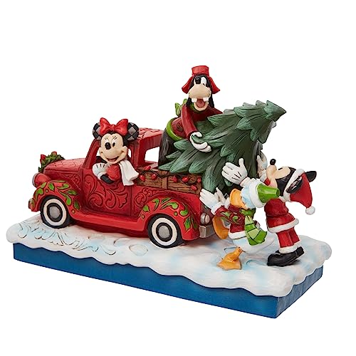 Enesco Jim Shore Disney Traditions Mickey Mouse And Friends On Red Truck Figurine, 6.5 Inch, Multicolor #TOP28