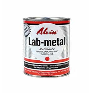 ALVIN 24 oz Lab Metal Durable Economical Repair Putty Dent Filler & Patching Compound Epoxy