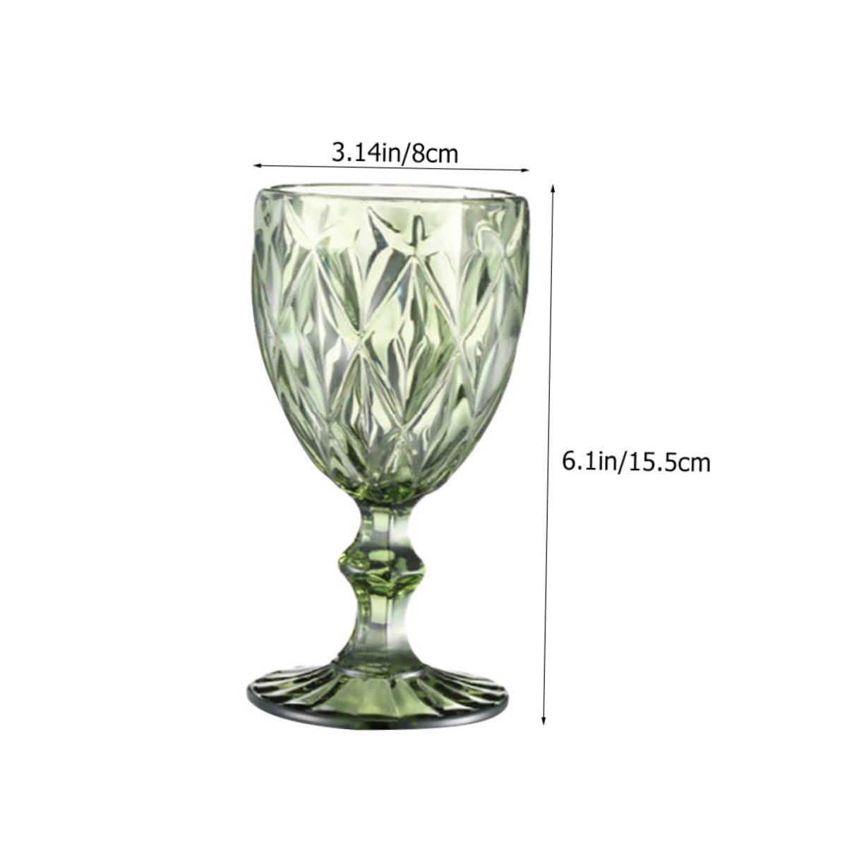 Set de 3 Copas de Cóctel de Cristal Transparente Estilo Retro, Diseño Único, Fácil de Limpiar y Almacenar para Bares en Casa y Hoteles