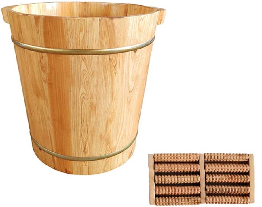Bañera de Spa para Pies de Madera Katzowen