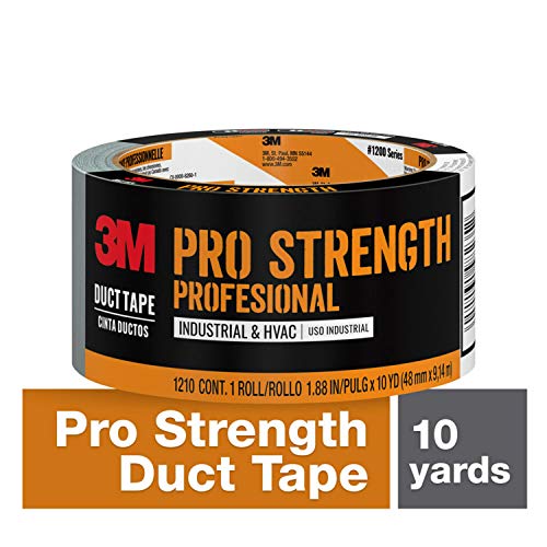 3M Pro Strength Duct Tape Industrial and HVAC, 1.88 in x 10 yd, 1210A