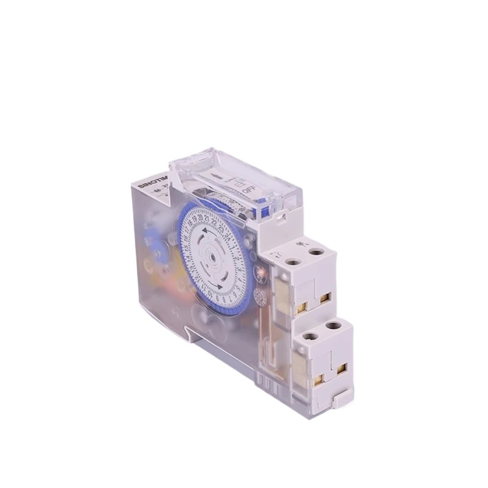 Mechaniczny wyłącznik czasowy SUL180A, programowalny timer 15 minut 24 godziny, 220 V, szyna DIN, analogowy wyłącznik czasowy