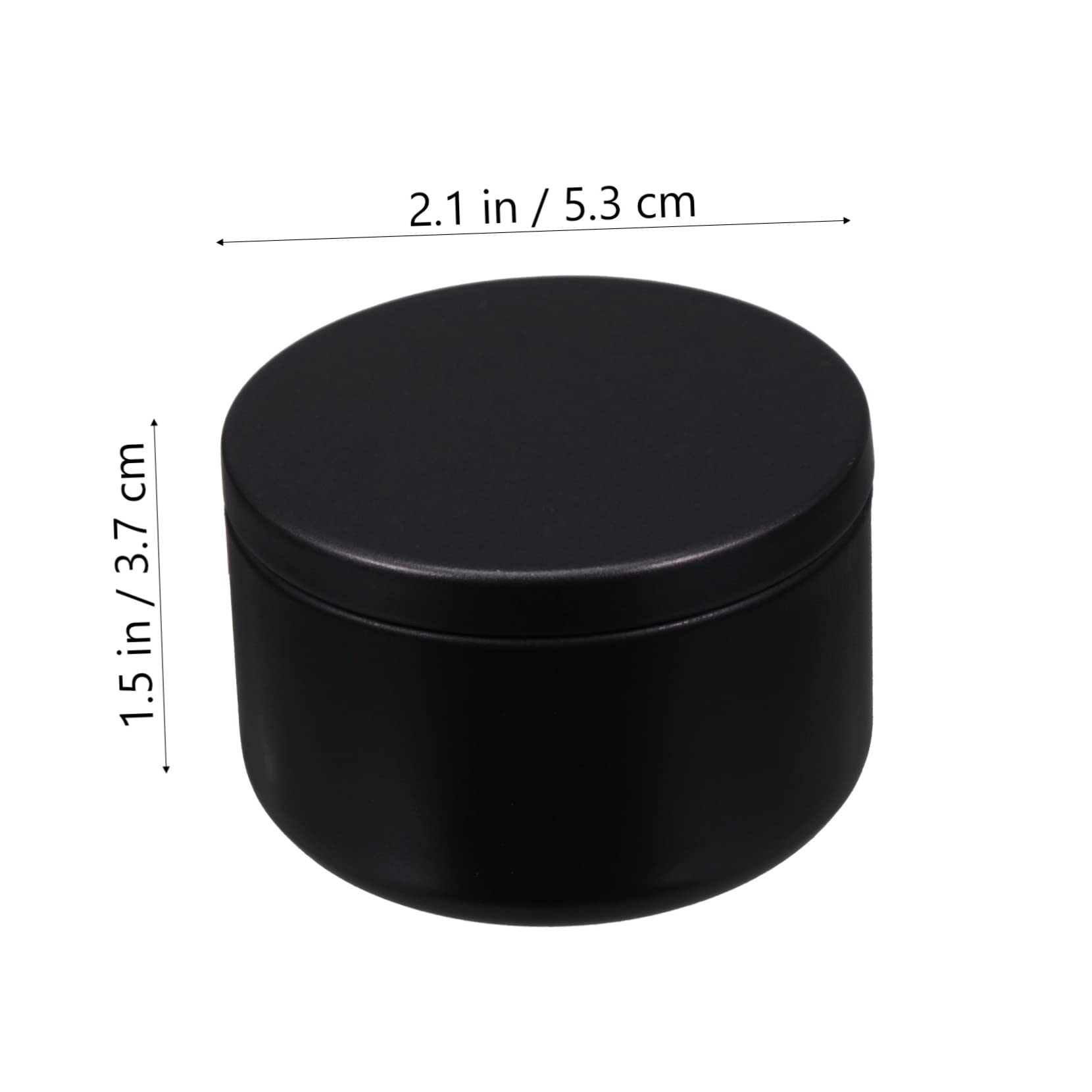 ERINGOGO Metal Essential Oil Candle Jar Tins 53 * 37mm Multi-Purpose Candle Containers