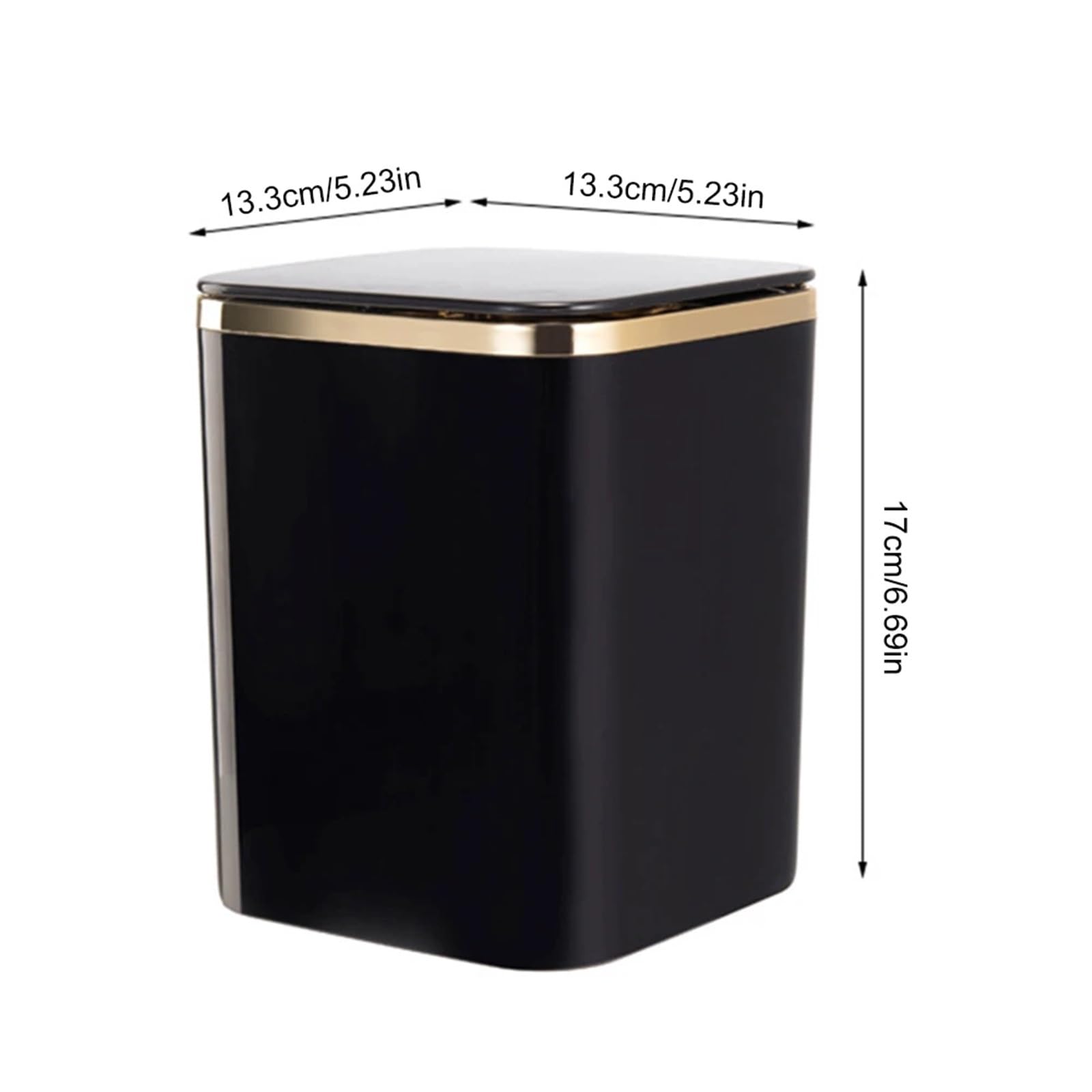 Portarifiuti A Parete Mini contenitori for rifiuti Cestino della spazzatura da tavolo Tavolo da casa Pattumiera in plastica Forniture for ufficio Pattumiere Auto Articoli vari portatili Scatola barile
