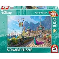 Schmidt | Thomas Kinkade: Disney Frozen Celebrating in Arendelle | 1000 Piece Jigsaw Puzzle | Ages 14+ | 1+ Players