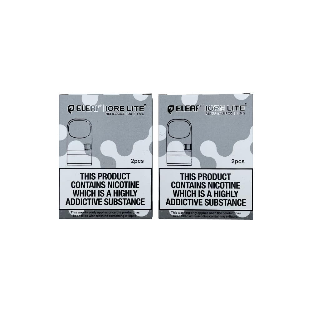 EleafIORE LITE 2 Pods - 2 packs of 2 (4 pods) - No nicotine/nicotine free