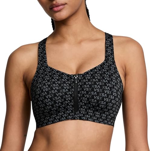 Victoria's Secret Women's VSX Knockout Front Close Sports Bra, High Impact Sports Bra for Women (32B-38DDD)