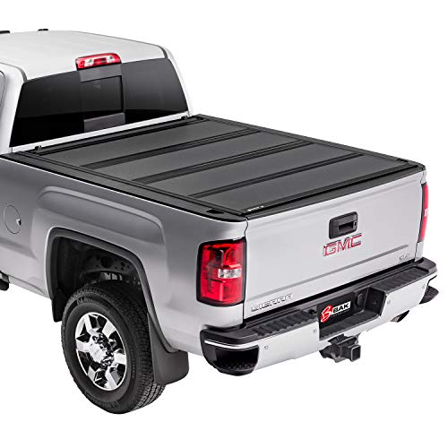 BAK BAKFlip MX4 Hard Folding Truck Bed Tonneau Cover | 448121 | Fits 2014-2018, 19 Ltd/Legacy Chevy/GMC Silverado/Sierra, 2015-19 2500/3500HD 6' 7" Bed (78.9") #1