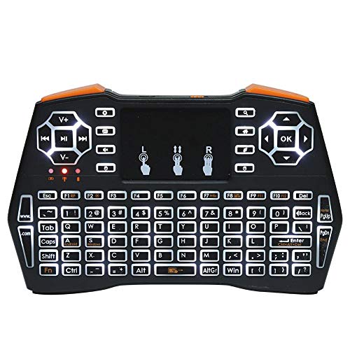 Amazon | ミニキーボード LEDバックライト付き 2.4 GHz ワイヤレスミニ