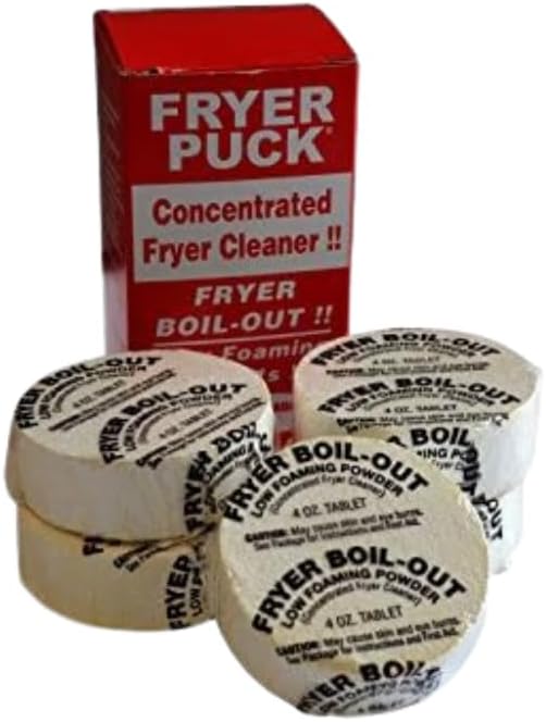 Fryer Puck 401304001 4oz Deep Fryer Cleaner Tablets (5 Tabs/Box)