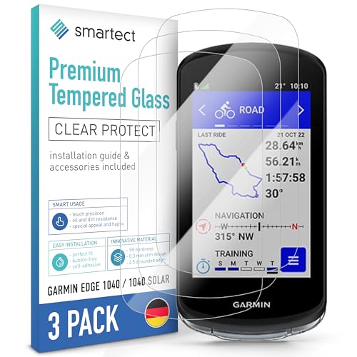 Pellicola Vetro Temperato Per Garmin Edge 1040 | 3 Pezzi | Anti-Graffio 9H | HD - Foto 2