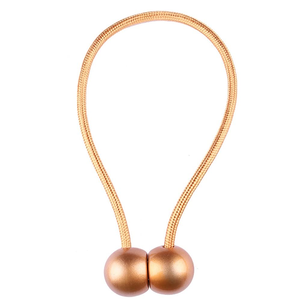 4 Pcs Clip de Rideau Magnétique Décor À La Maison Rideaux Titulaire Embrasse Boucle Boule Suspendue Boucle Attache Arrière Rideau Accessoires (Couleur : A, Taille (A comme Le Montre l'image)