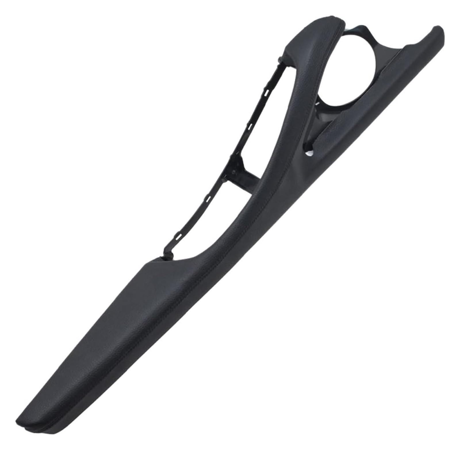FANGZIQQ for 5 Series F10 F11 F18 520 523 525 528 530 535 LHD RHD Interior Door Armrest Leather Outer Frame Support Car Inner Door Handle(Svart,LHD)
