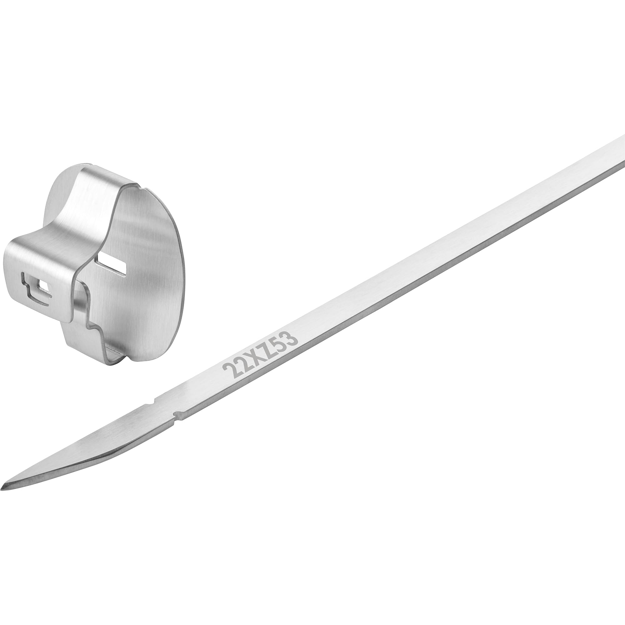 ZWILLING BBQ+ Spieß-Set aus Edelstahl, 5-teiliges Set, verstellbare Spieße, halten Lebensmittel an Ort und Stelle, 29,0 x 3,6 cm, spülmaschinenfest