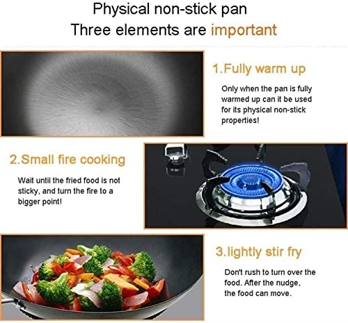 Wok Pan de hierro, 32 cm, antiadherente miniatura 3