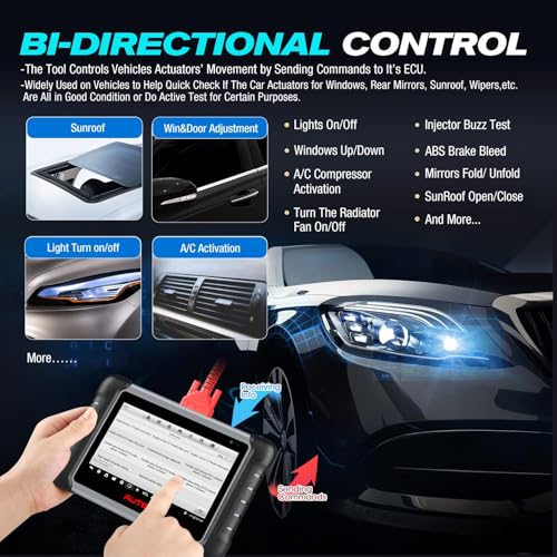 Autel MaxiPRO MP808S KIT Scanner, 2026 2-Year Update Bidirectional Scan Tool w/ $200 11PCS OBD Cables, Up of MK808S MK900 MP808BT PRO, ECU C0ding as MP900-BT MS906 PRO/MAX, 3K+ Tests, 31+ Resets, FCA - Image 6