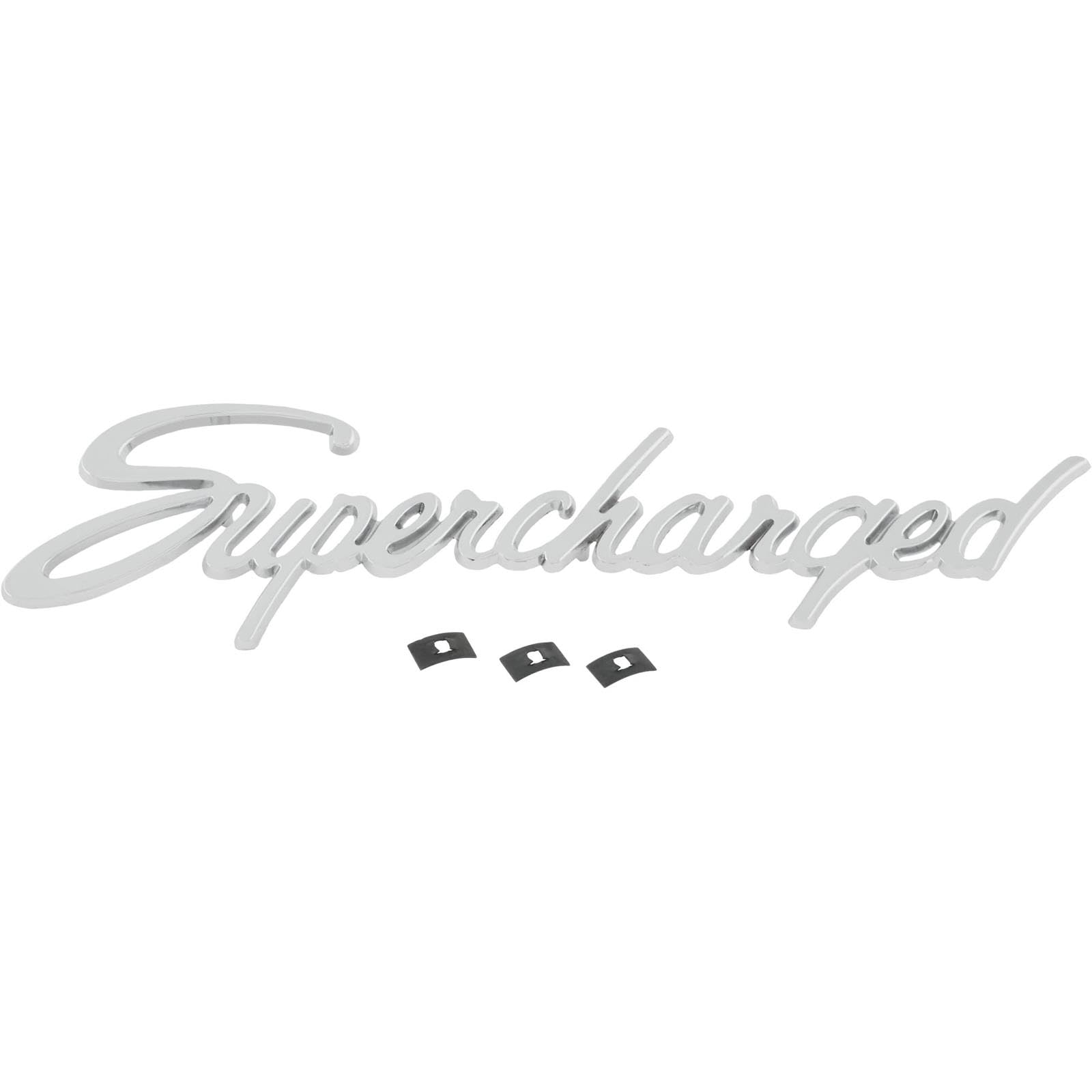 Supercharged Script Emblem