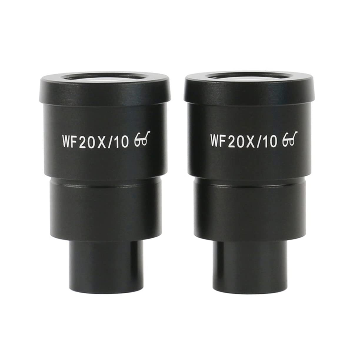 Akcesoria do mikroskopu 4X 8X-50X 100X Trinokularowa głowica mikroskopu stereo, okular WF10X 0,5X 0,7X 2X trwałość obiektywu i niezawodna wydajność (WF20X)