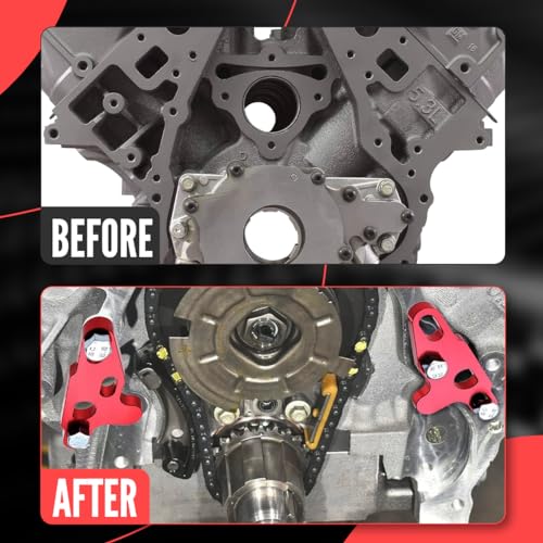 image for BILLFARO 2Pcs Oil Pump Alignment Tool,Billet Aluminium Oil Pump Guide 