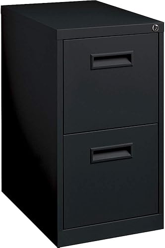 Lorell Pedestal móvil, archivoarchivo, 15 por 19 x 27-34 pulgadas, negro