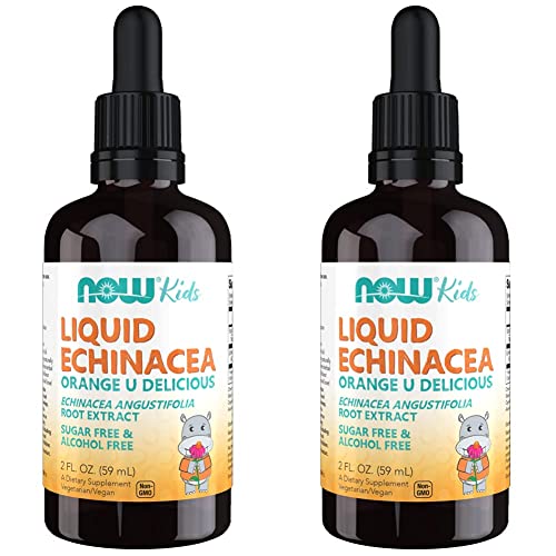 Now Supplements, Kids Liquid Echinacea With Dropper, Immune System Support, Formulated For Kids, 2 Fl Ounce, Packaging May Vary (Pack Of 2) #TOP22